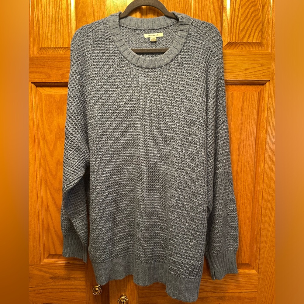 American Eagle Outfitters Blue Chunky Knitted Sweater / NWT / XL